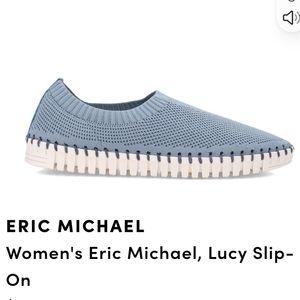 Eric Michael | Lucy Slip-On Powder Blue Made In Italy 🇮🇹 Size 7 (37)  EUC